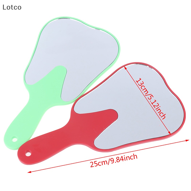Lotco 1 cái miệng Nha Khoa xử lý Gương răng hình dạng gương kiểm tra răng miệng gương VN