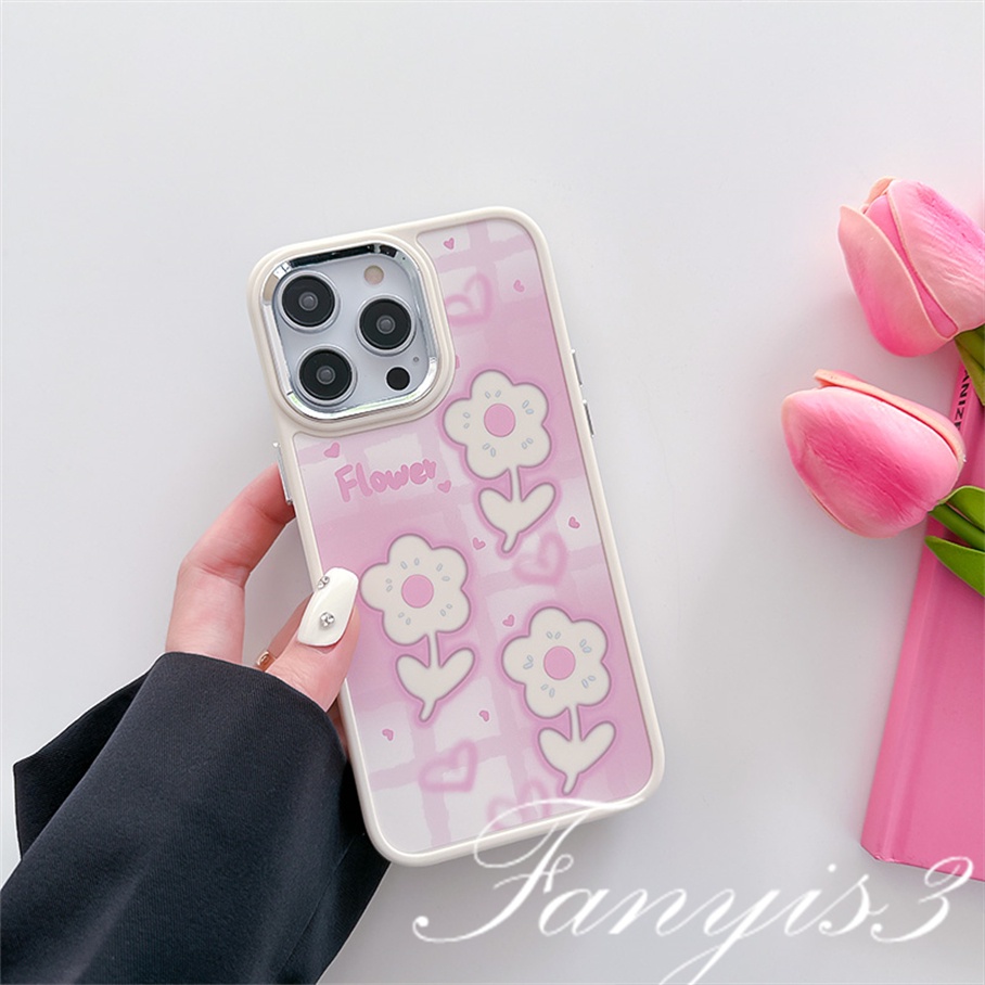 Ốp Điện Thoại TPU Silicon Mềm Họa Tiết Hoa / Hộp Sữa Màu Trắng Cho IPhone 14 13 12 11 Pro Max X XR Xs Max 8 7 Plus SE 2020