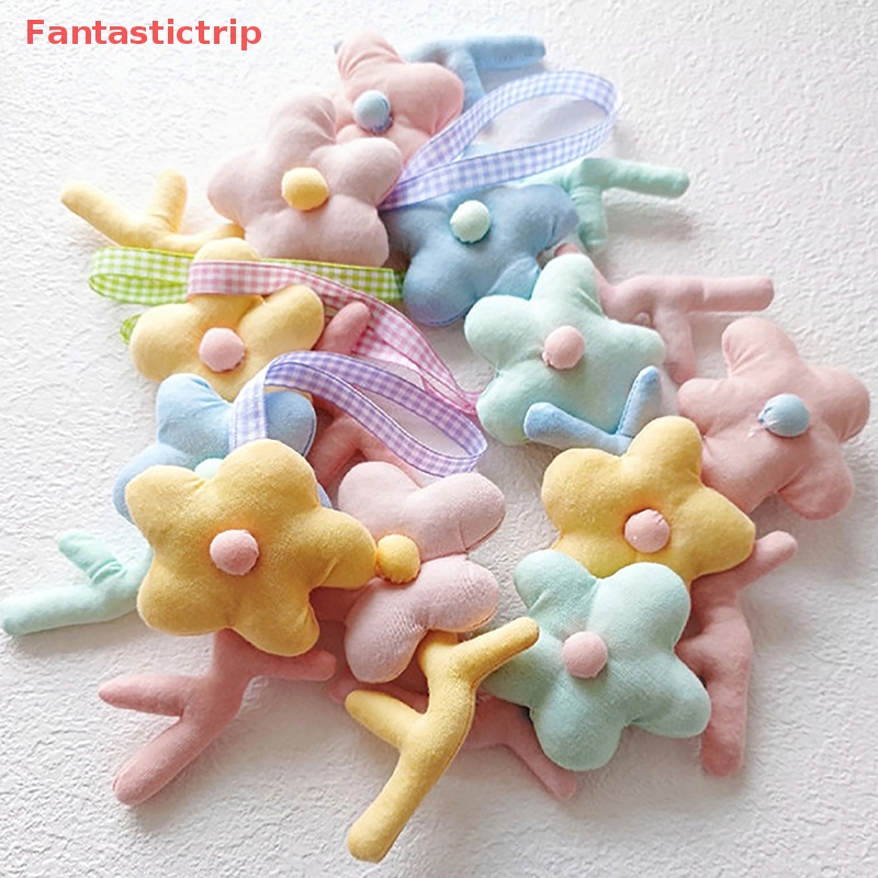 Móc Khóa Hình Bông Hoa Màu Kẹo Ngọt Mới