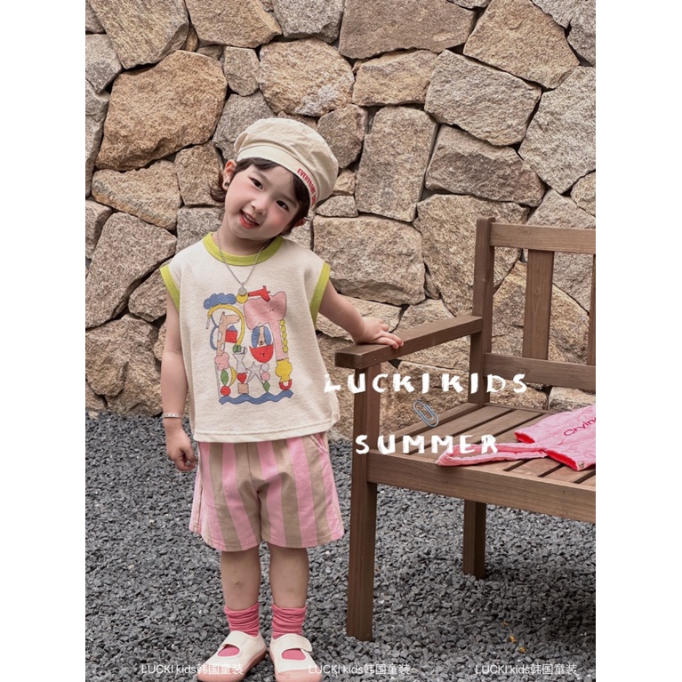 Áo Thun Tay Ngắn Cổ Tròn Dáng Rộng In Họa Tiết Hoạt Hình Thời Trang Mùa Hè Cho Nam