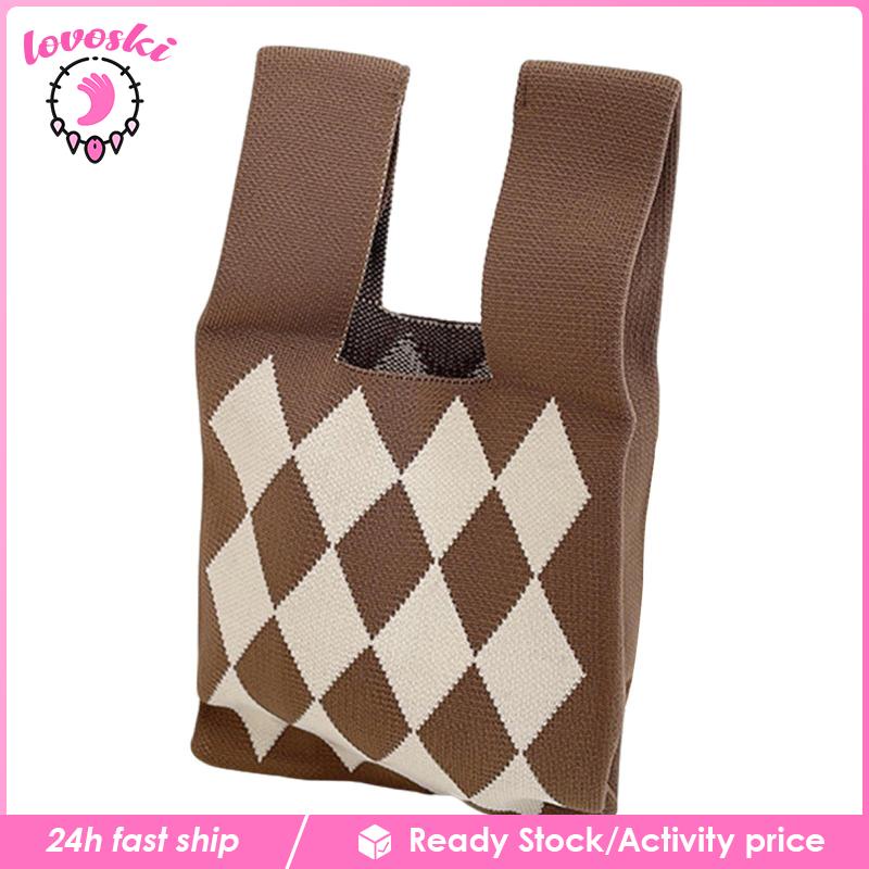 Túi Xách Đan Len Phong Cách Boho Thời Trang Cho Nữ