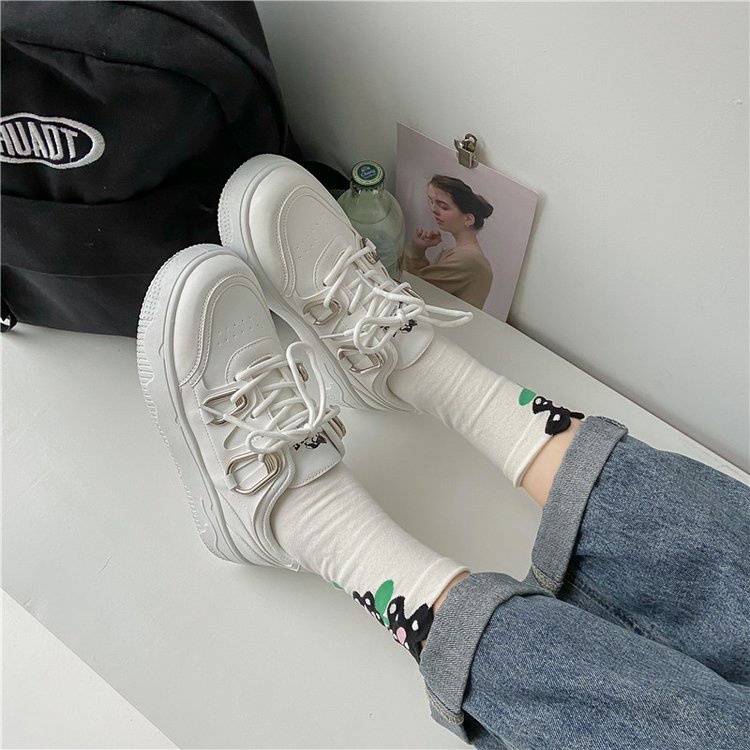 Giày Thể Thao Đế Dày Thời Trang Hàn Quốc Cho Nữ