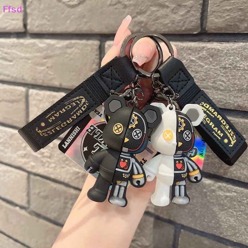 {Ffsd} Móc Khóa Da Hình Gấu Cơ Khí Cho Nam Và Nữ