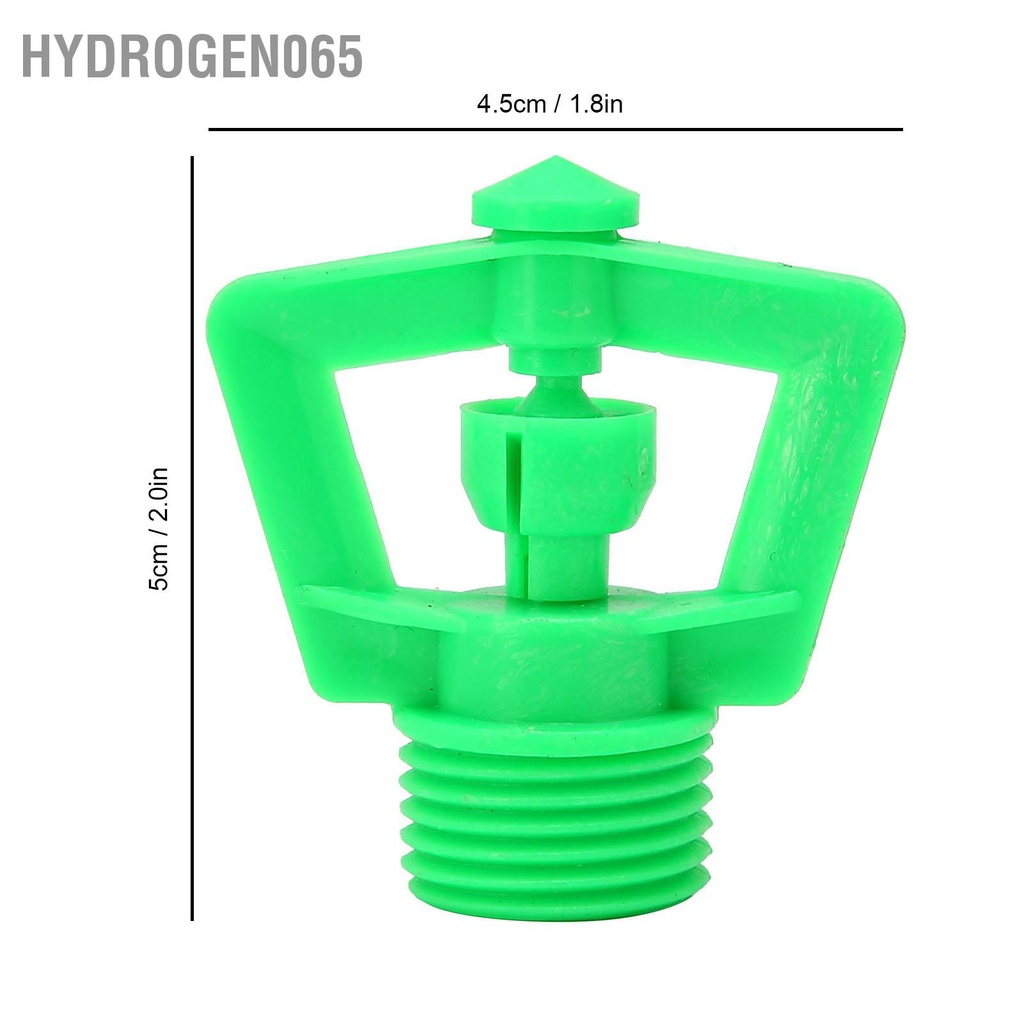 Hydrogen065 10 Chiếc G1/2 Nam Ren Xoay 360 Độ Tưới Cho Sân Vườn Bãi Cỏ Thủy Lợi Tiếp Liệu