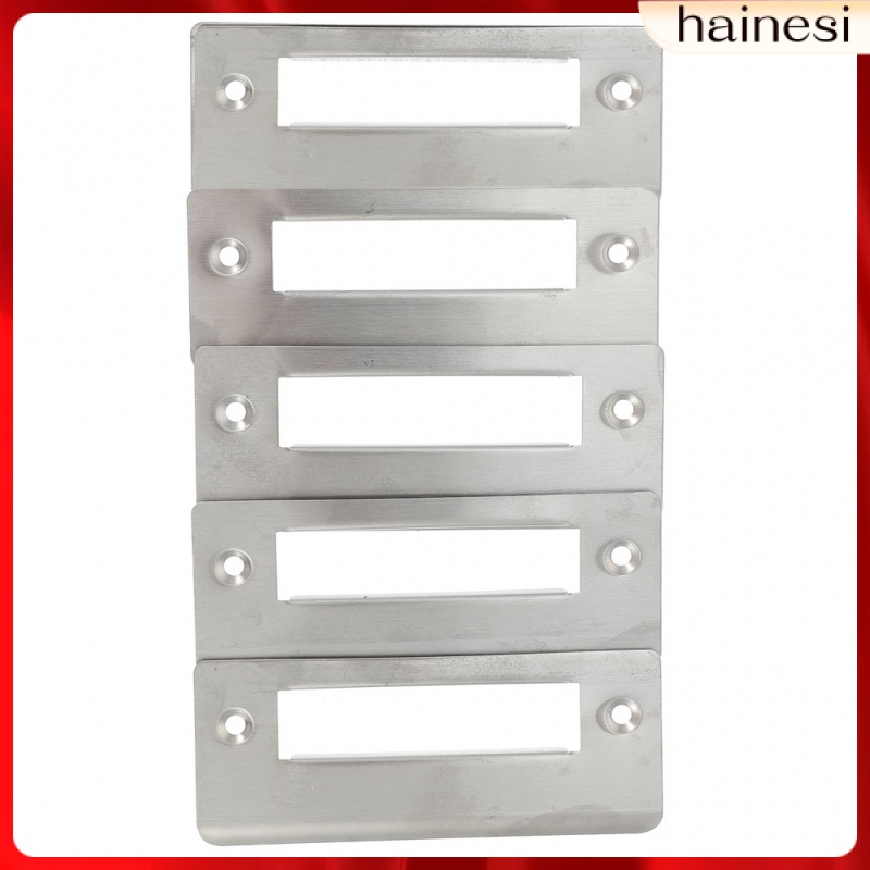 Set 5 Tấm Kim Loại Cố Định Tấm Chắn Bảo Vệ Cửa Nội Thất