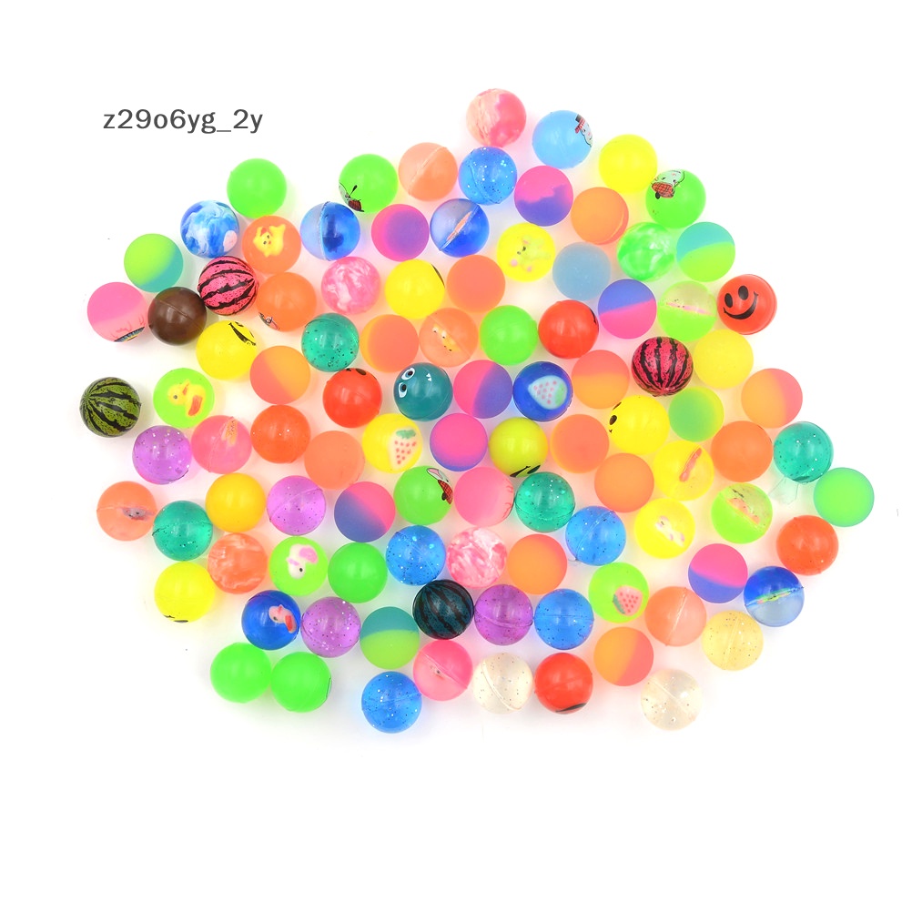 10 quả bóng nảy 25mm Bóng cao su đàn hồi trẻ em chất lượng cao bóng trẻ em chơi pinball mới