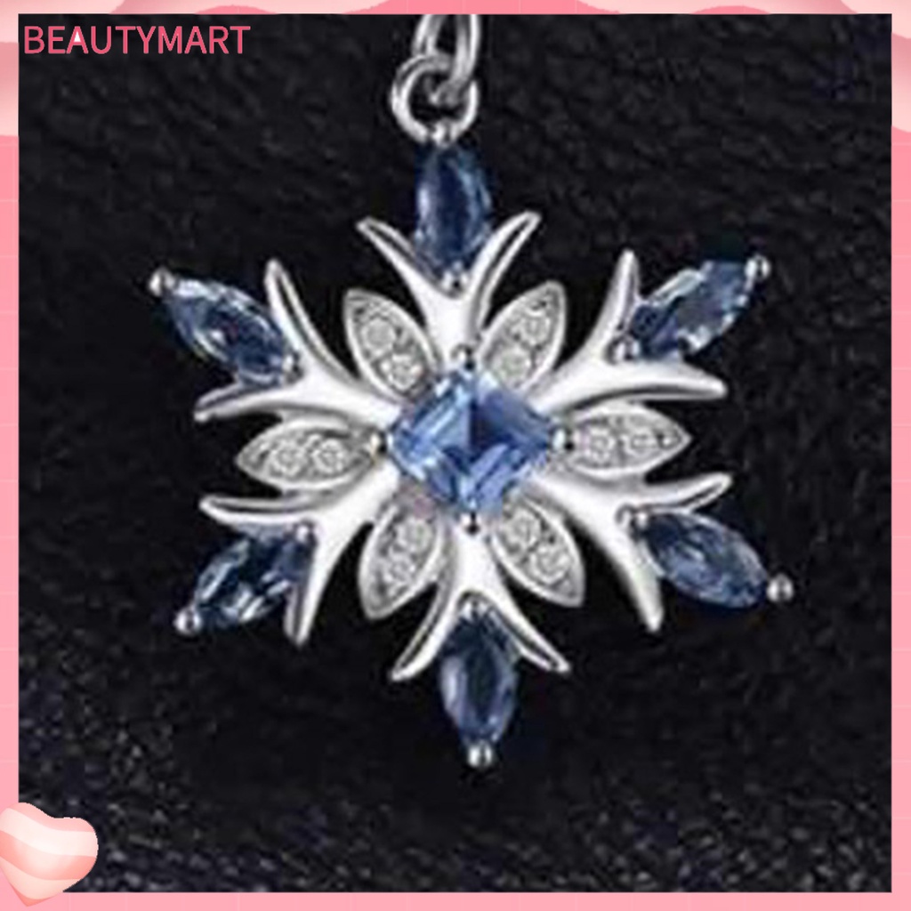 1 Đôi Bông Tai Hình Bông Tuyết Thiết Kế Nhẹ Nhàng Thanh Lịch Thời Trang Cho Nữ