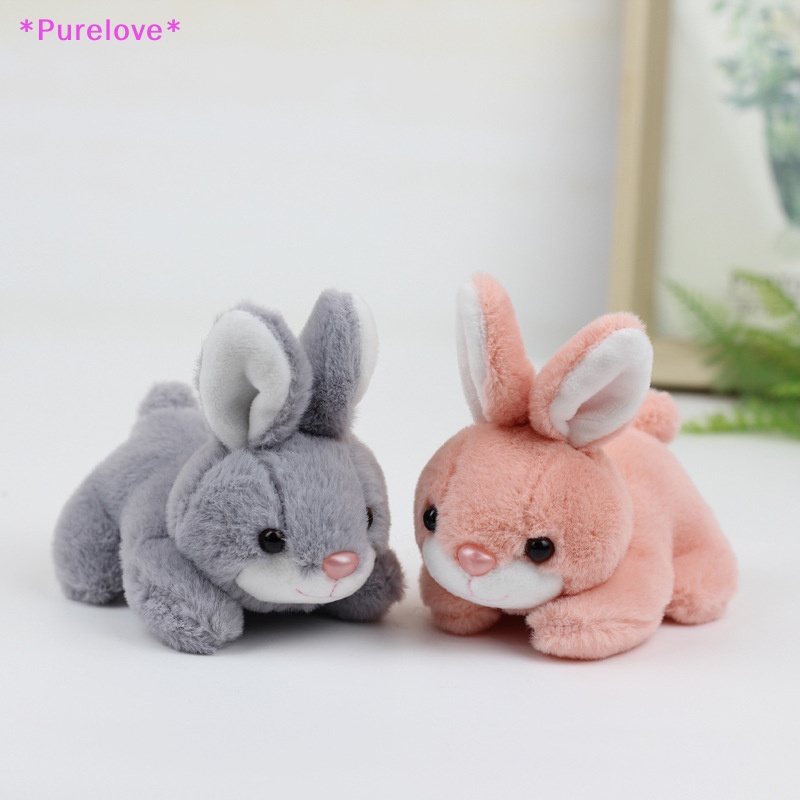 Thỏ Nhồi Bông Mềm Mại Treo Chìa Khóa Trang Trí Túi Xách / Quà Sinh Nhật Cho Bé Mới