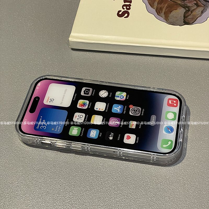 Ốp Điện Thoại Epoxy Đính Đá Lấp Lánh Cho Iphone 14promax 13 11 14pro 13pro 14