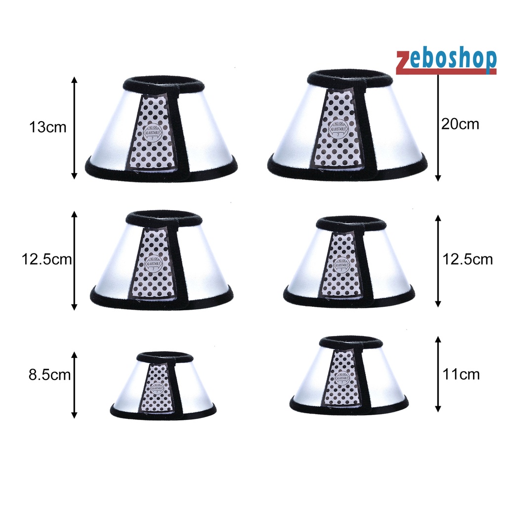 Vòng Cổ Bằng Nhựa Chống Liếm Có Thể Điều Chỉnh Bảo Vệ An Toàn Cho Thú Cưng