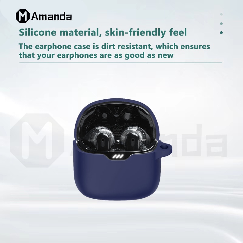 JC00 JBL TUNE FLEX case  / JBL CLUB PRO+TWS case   Dustproof Silicone Protective Case For TUNE FLEX  /   CLUB PRO+