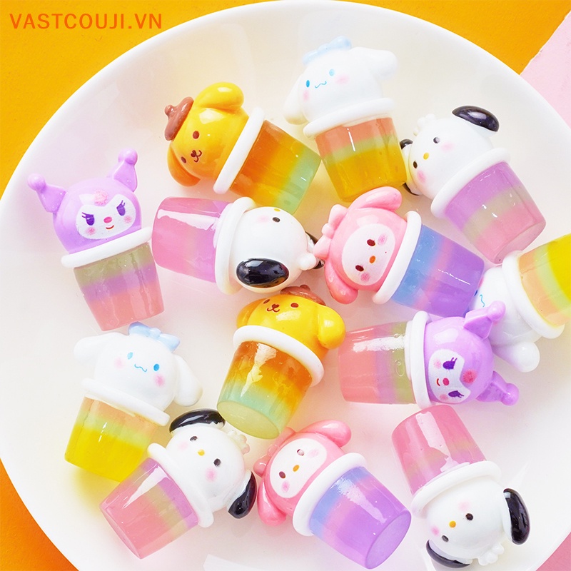 Phụ Kiện Dây Xích Resin Màu Macaron Hình Động Vật Hoạt Hình Ba Chiều Dễ Thương DIY VN