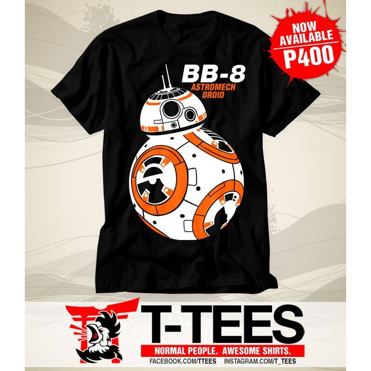 Áo thun Pop-Culture Fan - Star Wars - BB8 Astromech droid top tee