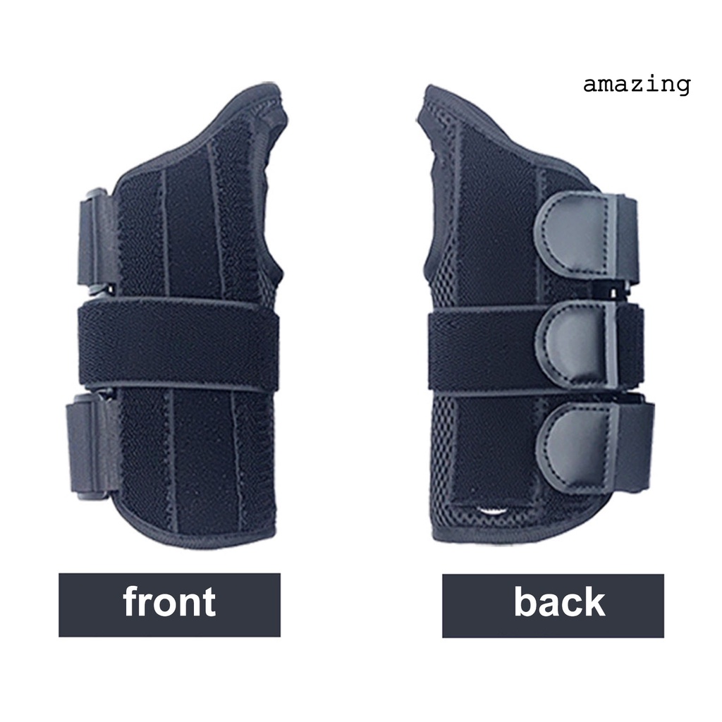 1 Đai Quấn Bảo Vệ Cổ Tay Bằng Thép Chống Bong Gân Khi Chơi Thể Thao