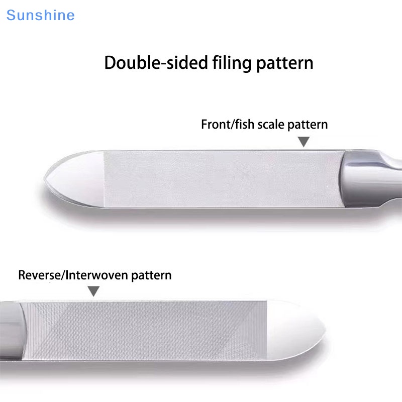 Cây Dũa Móng Hai Mặt Bằng Thép Không Gỉ Tiện Dụng
