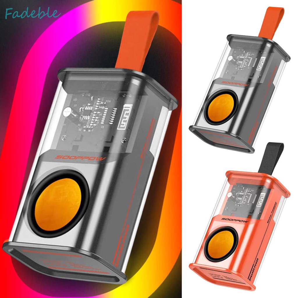 Loa Không Dây Âm Thanh Siêu Trầm Công Suất Cao 5W Trong Suốt