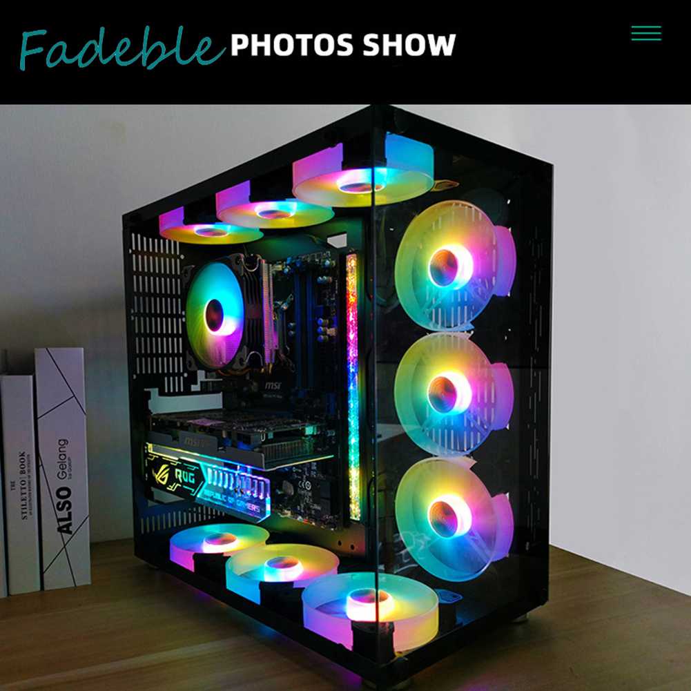 Quạt Tản Nhiệt 140mm RGB 6Pin Cho Máy Tính