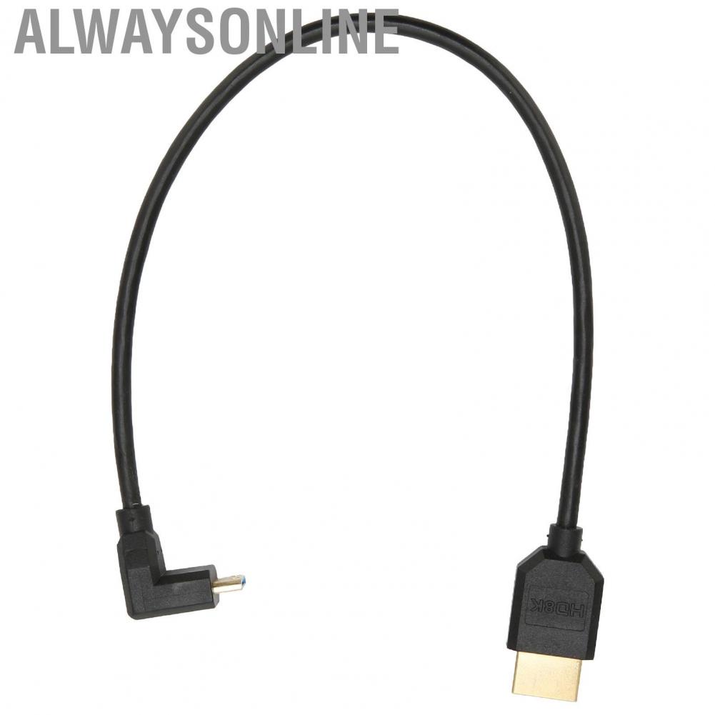 Alwaysonline HD Multimedia Interface Extension Line  Cable Gold Plated Connectors for Video Conferencing Systems Monitors