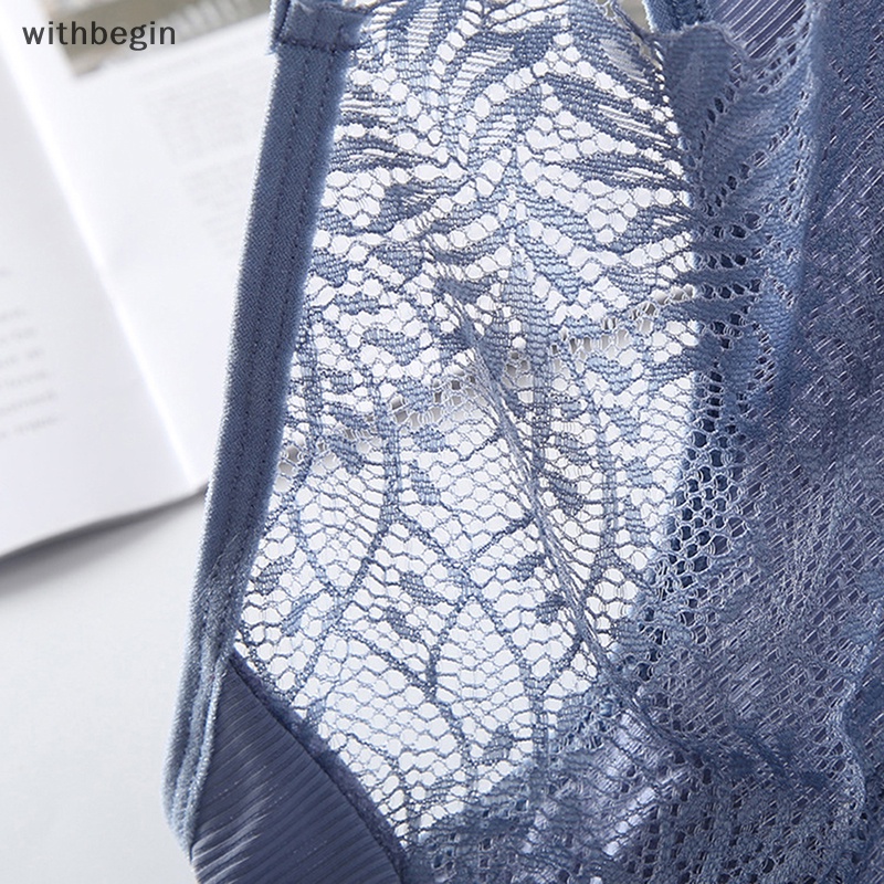 Quần Lót Ren Lưng Thấp Màu Trơn Quyến Rũ Cho Nữ