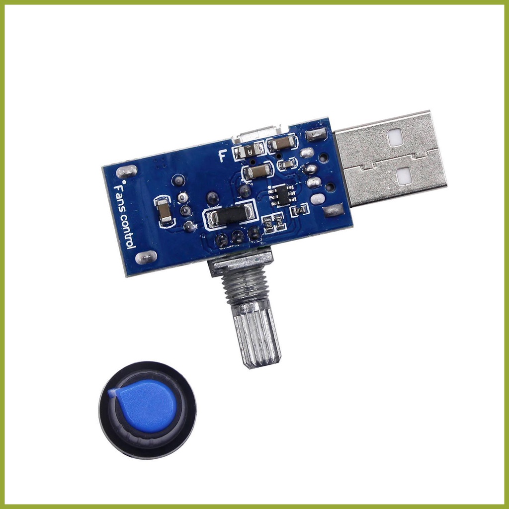 Công Tắc Điều Khiển Tốc Độ Quạt USB 5W DC 5V 4-12V Sang 2.5-8V