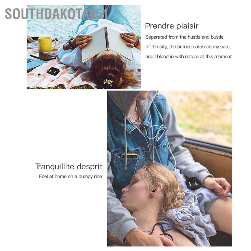 Southdakota051 1 Cặp Nút Tai Silicon Cho Giấc Ngủ Giảm Tiếng Ồn Âm Thanh Cô Lập Loại Bỏ Có Thể Tái Sử Dụng Thế Hệ Thứ Ba
