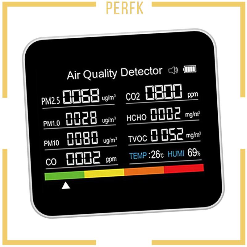 Máy Kiểm Tra Chất Lượng Không Khí 9 Trong 1 Cho Khách Sạn / Xe Hơi / Văn Phòng