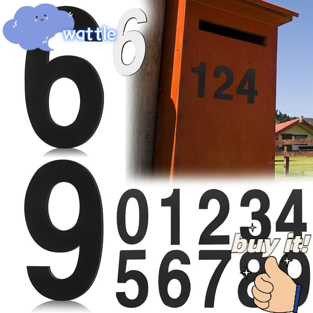 Biển Số 5 "Số Nhà Màu Đen 911 Thiết Kế Độc Đáo Trang Trí Nhà Cửa