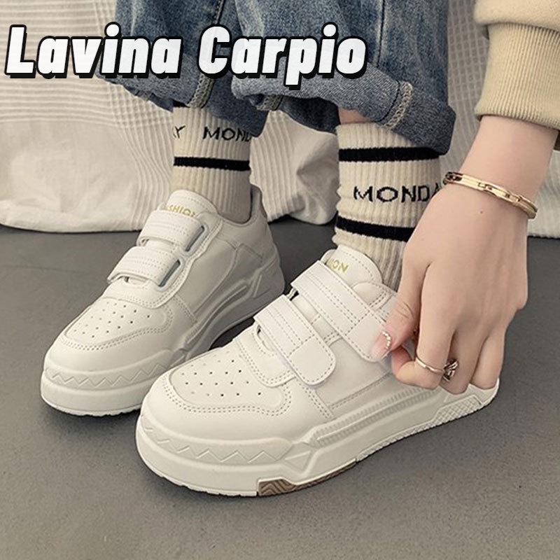 Giày Thể Thao Lavina Carpio Quai Dán Đế Dày Phong Cách Hàn Quốc Thời Trang Cho Nữ