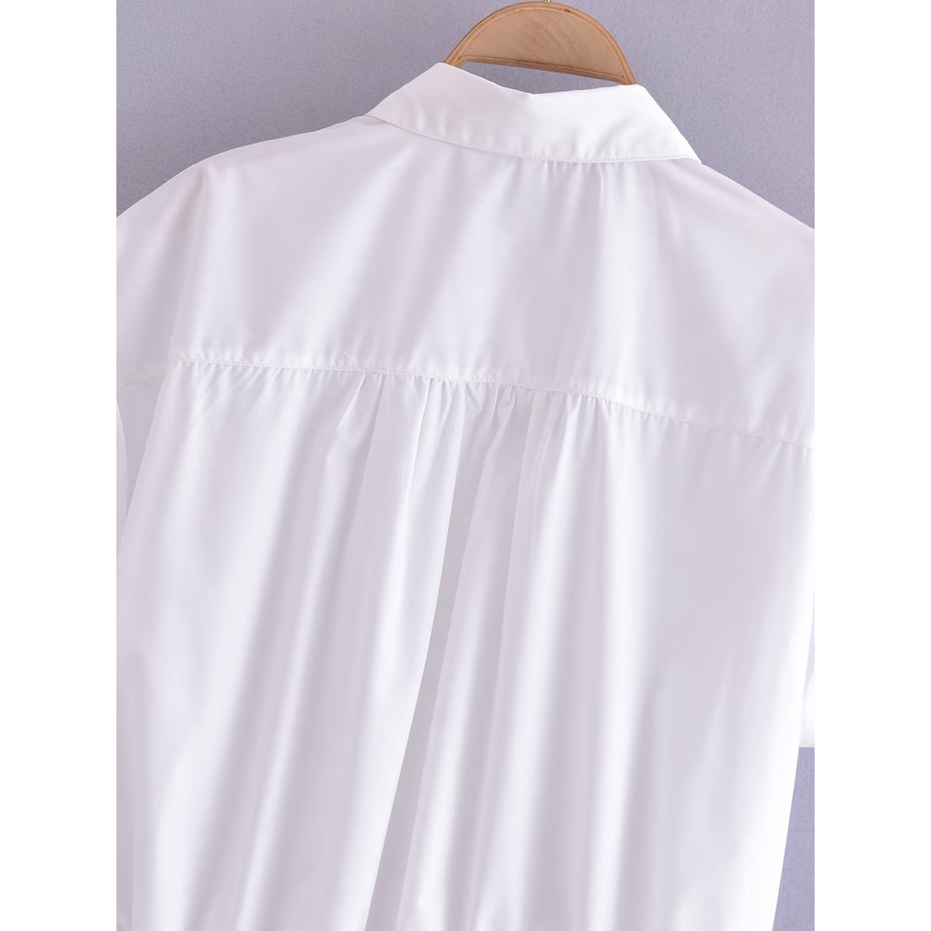 Hàng Mới Về Áo Sơ Mi Lụa Đính Nơ Phong Cách Âu Mỹ Thời Trang Mùa Hè 2023 w09 68161