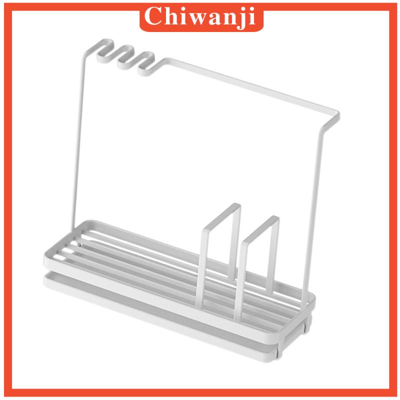 [Chiwanji] Giá Treo Khăn Lau Chén Dĩa / Xà Phòng Thiết Kế Đáy Rỗng Thoát