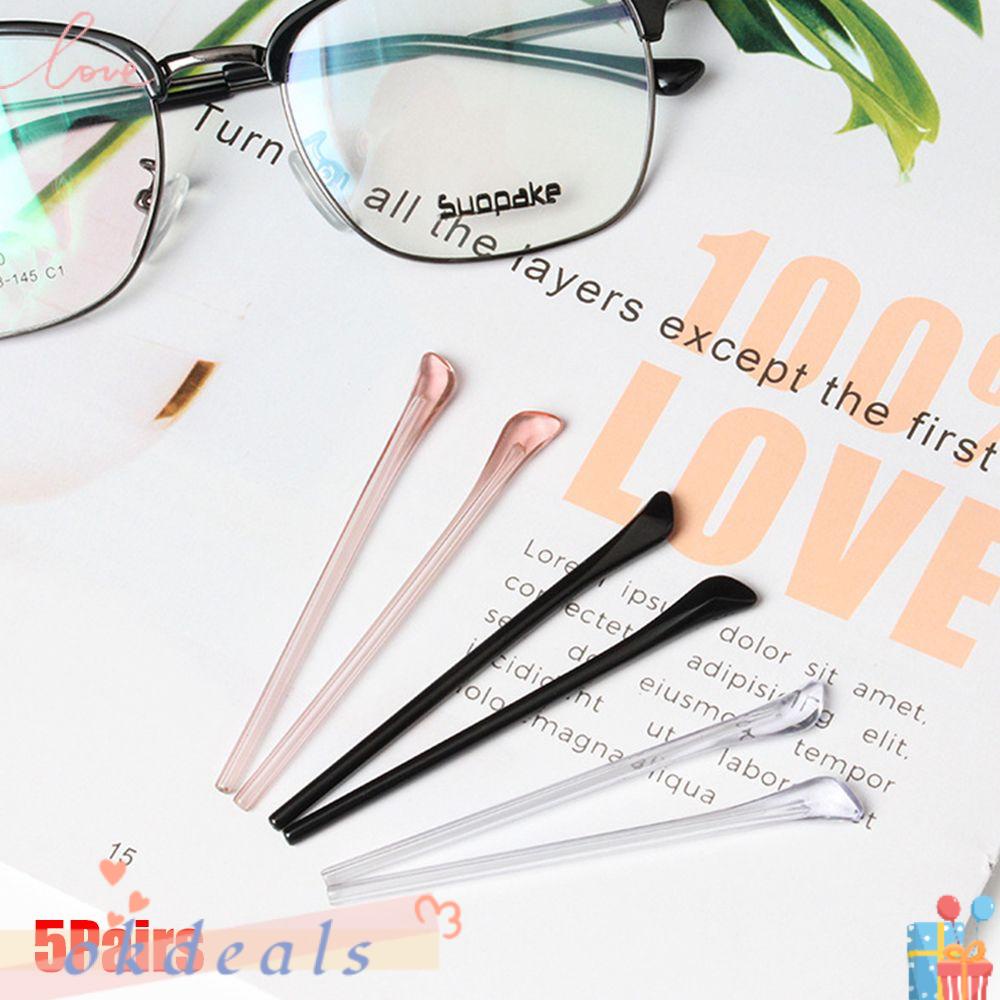 Set 5 Cặp Móc Tai Bằng Silicon Mềm Đỡ Mắt Kính Tiện Dụng Giá Đỡ