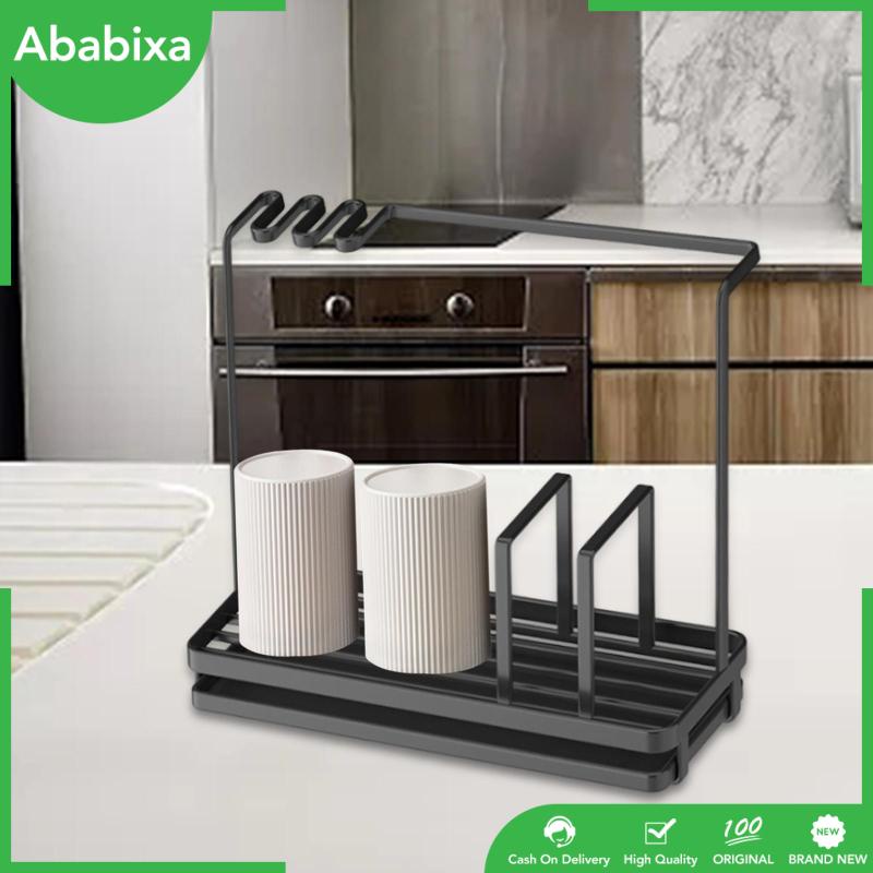 [Ababixa] Giá Treo Khăn Lau Chén Dĩa Thiết Kế Đáy Rỗng Thoát Nước Đa Năng Bền Chắc Tiện Lợi Cho Nhà Bếp Sturdy
