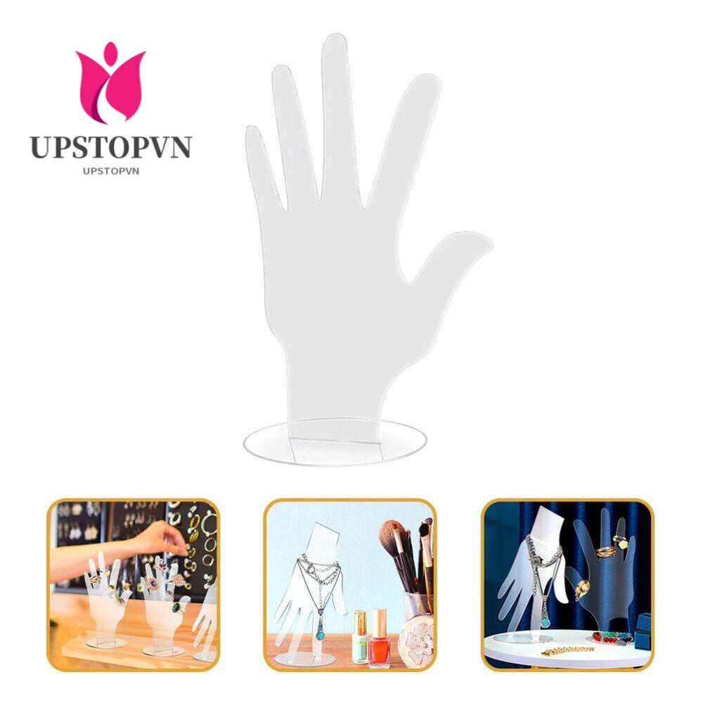 Giá Đỡ Acrylic Hình Bàn Tay Độc Đáo Dùng Để Trưng Bày Trang Sức / Đồng Hồ