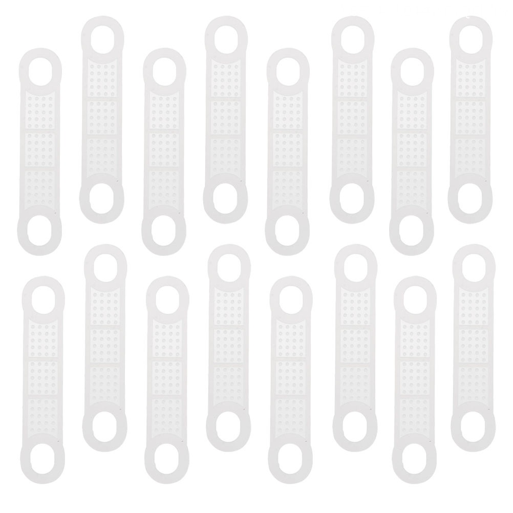 Set 60 Miếng Dán Cao Su Trong Suốt Chống Kẹp Quần Áo 10.5x2.2cm