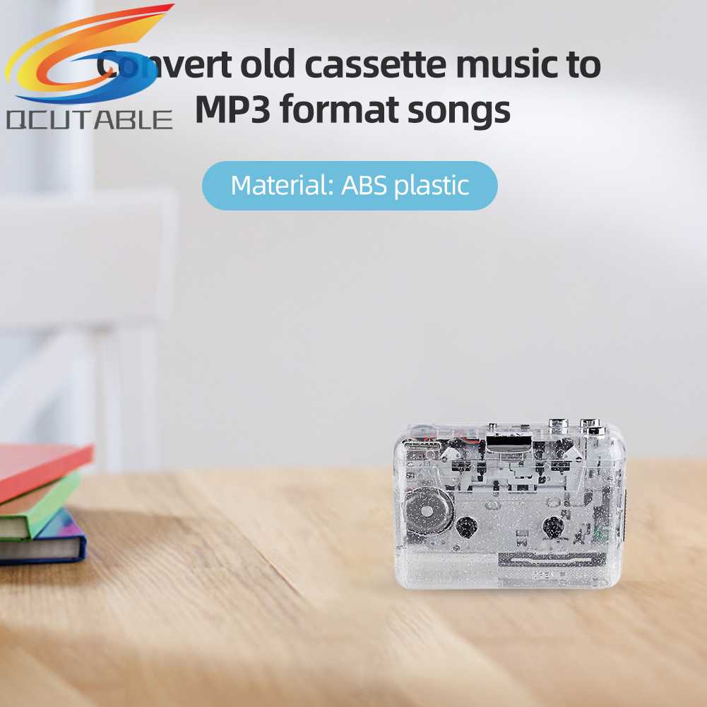 Bộ Chuyển Đổi Tín Hiệu Băng Cát Sét Đầy Đủ Trong Suốt Cho Máy Nghe Nhạc
