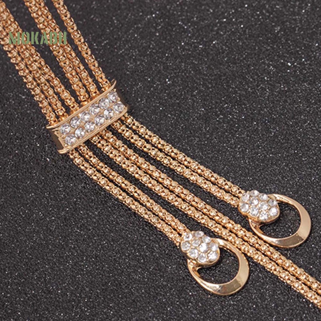 Vòng cổ / Vòng Tay Hợp Kim Đính Đá Thoải Mái Dễ Phối Đồ Thời Trang