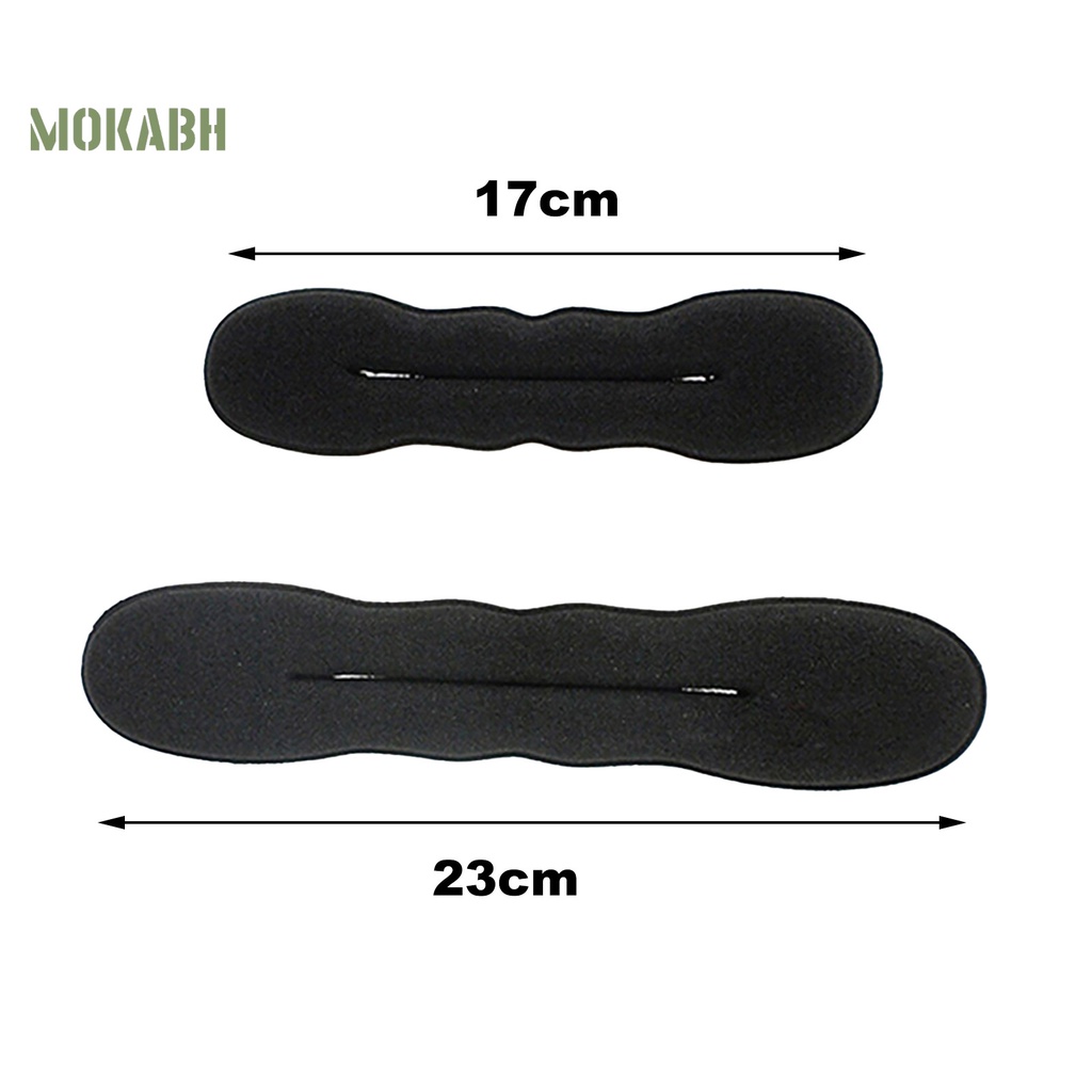 Bộ 2 Mút Búi Tóc Tạo Kiểu Đa Năng Màu Đen Dễ Dàng Làm Sạch Dành Cho Bạn Nữ