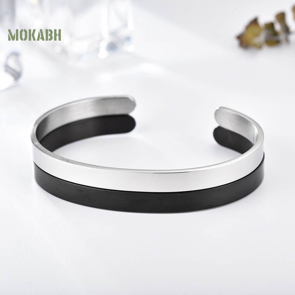 Vòng Đeo Tay Bằng Thép Không Gỉ Màu Sắc Thời Trang Dành Cho Nam Và Nữ