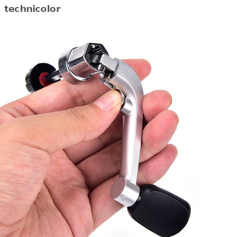 Technicolor Dụng Cụ Quay Tay Câu Cá Bằng Nhựa Cứng Màu Đen TYG