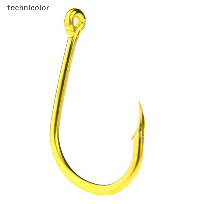 Set 100 Lưỡi Câu Cá Màu Đen Bằng Thép carbon Cao Cấp