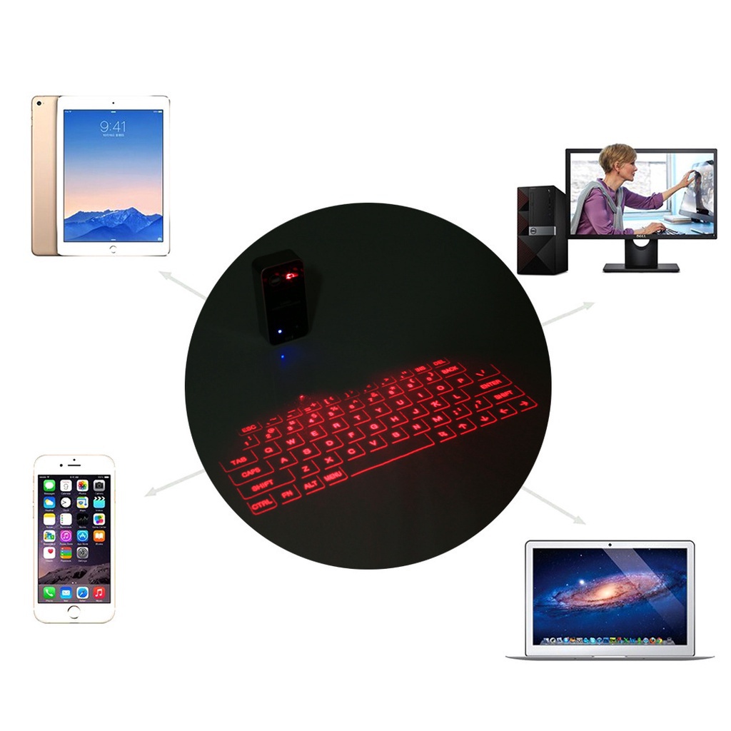 Bàn Phím Bluetooth KB560S Laser Điện Thoại