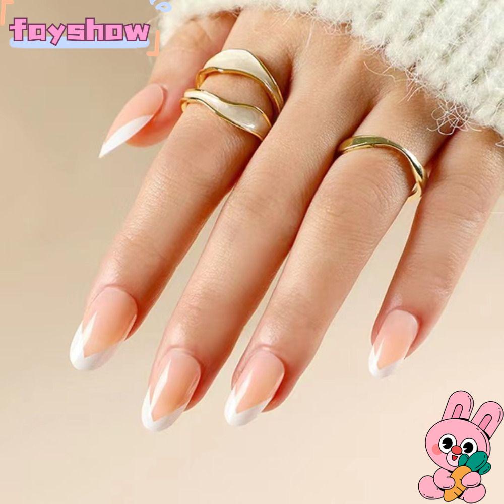 Bộ 24 Móng Tay Giả DIY Đơn Giản Chất Lượng Cao