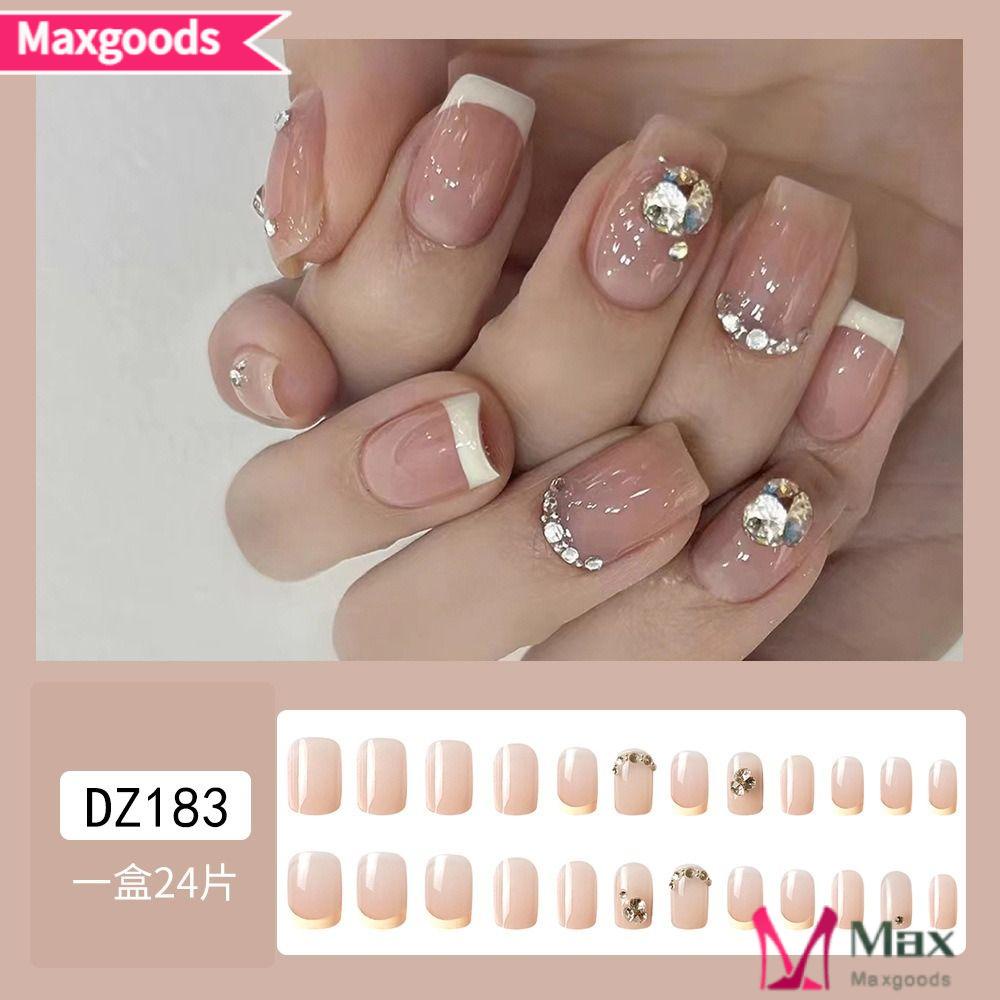 Bộ 24 Móng Tay Giả Dạng Nhấn DIY