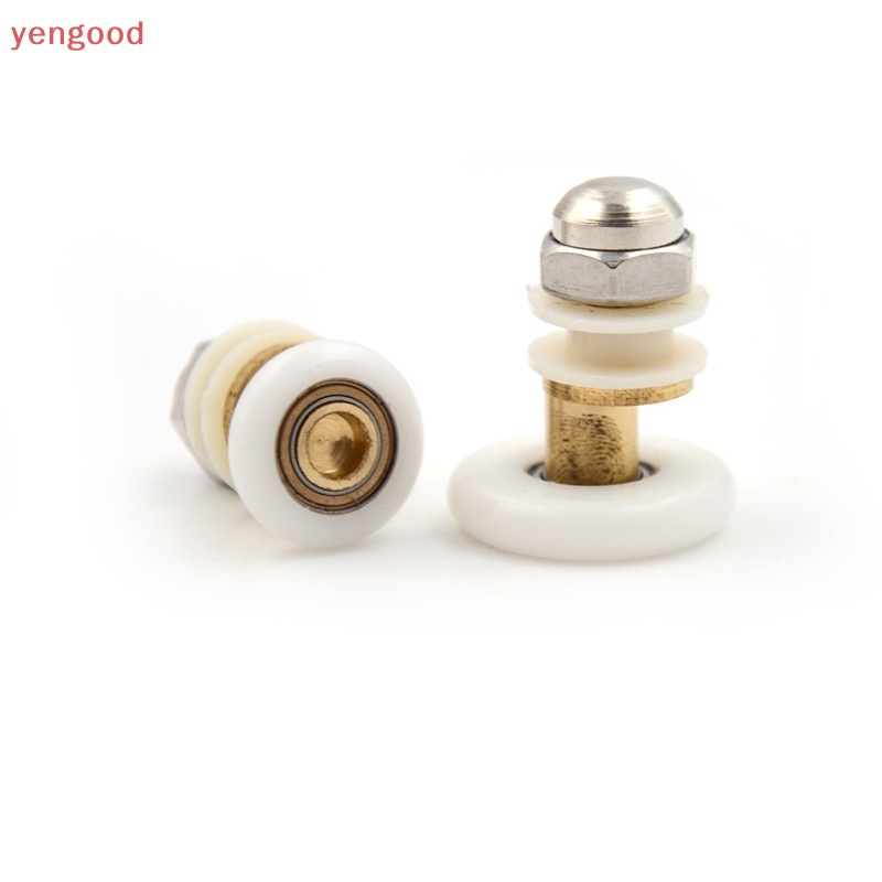 Set 4 Bánh Xe Ròng Rọc Đường Kính 19 / 23 / 25 / 27mm Chuyên Dụng Cho Cửa Nhà Tắm