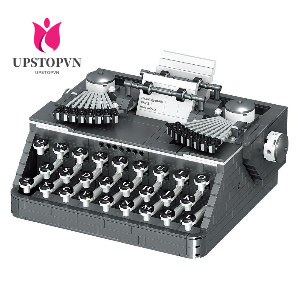 Upstopvn Bộ Đồ Chơi Lắp Ráp Máy Đánh Chữ A Tuyệt Vời Retro