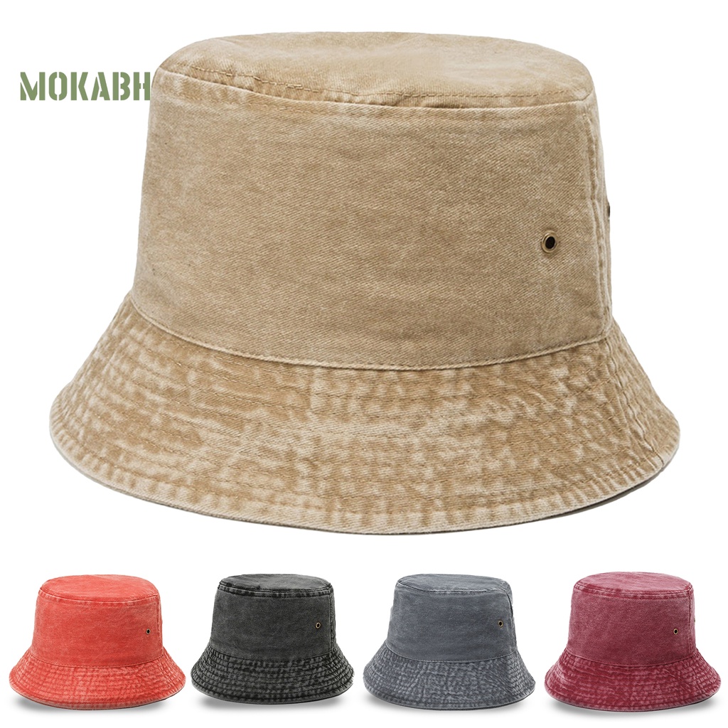 Nón Tai Bèo Chống Tia UV Mềm Mại Màu Trơn Phong Cách Vintage Dành Cho Nam Và Nữ