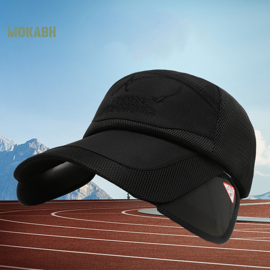 Mũ Lưỡi Trai Polyester Vành Thu Gọn Chống Tia UV Họa Tiết Tinh Tế Thời Trang Unisex