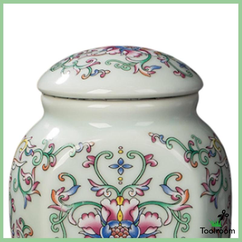 Lọ Gốm Đựng Trà Có Nắp Đậy Sắp Xếp Gọn Gàng