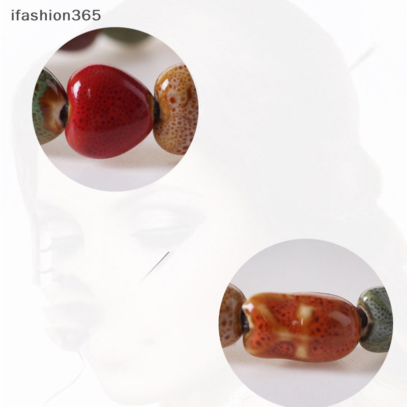 1 Vòng Tay Chuỗi Hạt Gốm Sứ Nhiều Màu Thời Trang ifashion365