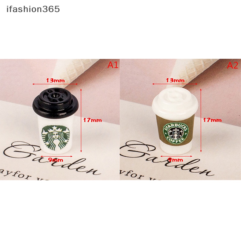 Set 10 Ly Cà Phê Mini Tỉ Lệ 1: 12 Dùng Trang Trí Nhà Búp Bê 1: 12